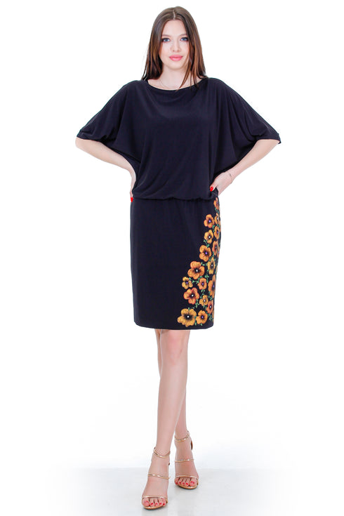 Rochie pictata jerse  Liza Panait Liza Panait Online Boutique